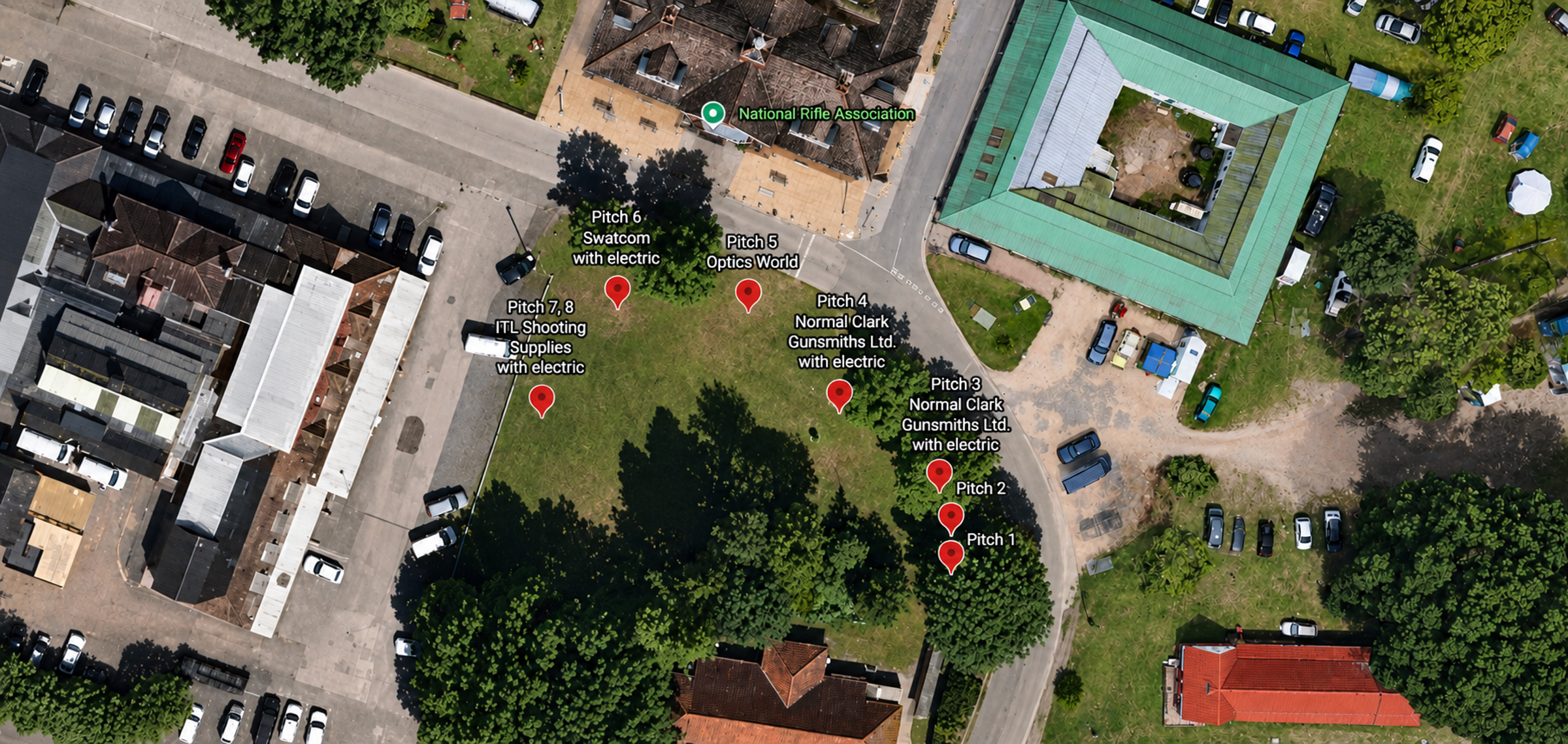 Monument Green Arms Fair pitches